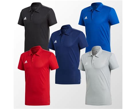 adidas herren core18 polo shirt weiß|Adidas Core Climate 18 Polo .